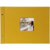 Album a vite Goldbuch Bella Vista senape 39x31 cm 40 pagine nere