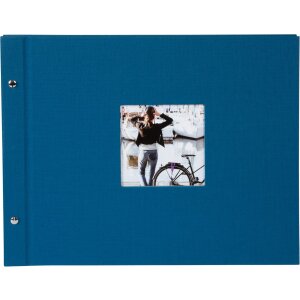 Album a vite Goldbuch Bella Vista Petrol 39x31 cm 40 pagine nere