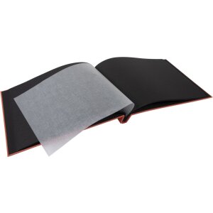 Album a vite Goldbuch Bella Vista salmone 39x31 cm 40 pagine nere