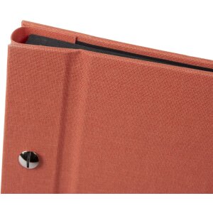 Album a vite Goldbuch Bella Vista salmone 39x31 cm 40 pagine nere