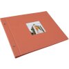 Album a vite Goldbuch Bella Vista salmone 39x31 cm 40 pagine nere