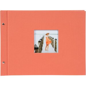 Album a vite Goldbuch Bella Vista salmone 39x31 cm 40 pagine bianche
