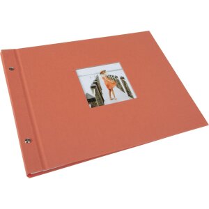 Album a vite Goldbuch Bella Vista salmone 39x31 cm 40 pagine bianche