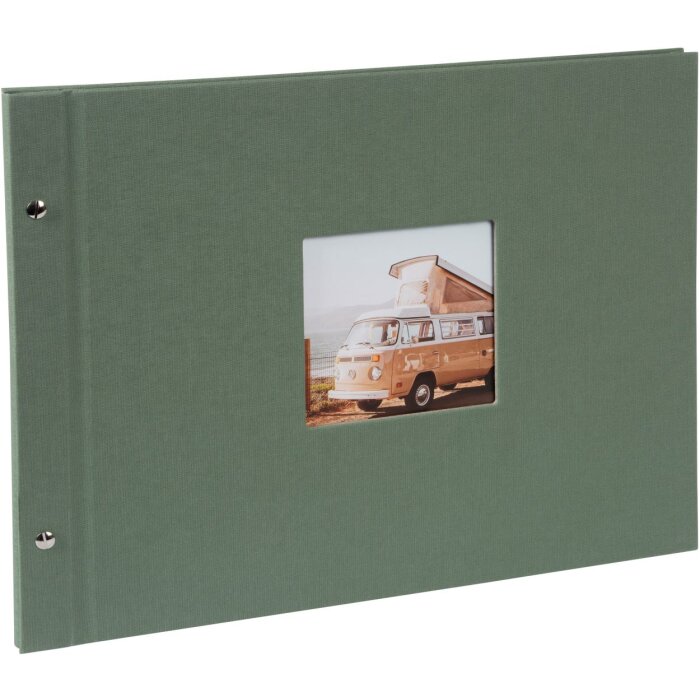 Album a vite Goldbuch Bella Vista Artichoke 40 pagine copertina in lino 39x31 cm