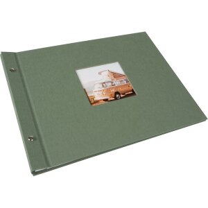 Album a vite Goldbuch Bella Vista Artichoke 40 pagine copertina in lino 39x31 cm