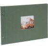 Album a vite Goldbuch Bella Vista Artichoke 40 pagine copertina in lino 39x31 cm
