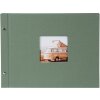 Album a vite Goldbuch Bella Vista Artichoke 40 pagine copertina in lino 39x31 cm