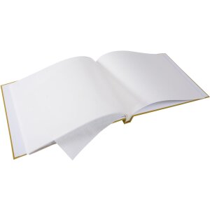 Album a vite Goldbuch Bella Vista senape 39x31 cm 40 pagine bianche