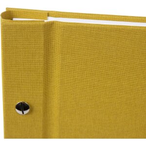 Album a vite Goldbuch Bella Vista senape 39x31 cm 40 pagine bianche