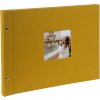 Album a vite Goldbuch Bella Vista senape 39x31 cm 40 pagine bianche