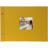 Album a vite Goldbuch Bella Vista senape 39x31 cm 40 pagine bianche