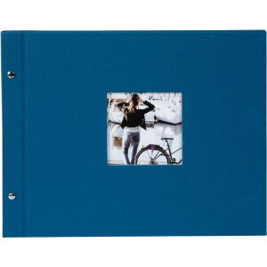 Album a vite Goldbuch Bella Vista petrol 39x31 cm 40 pagine bianche