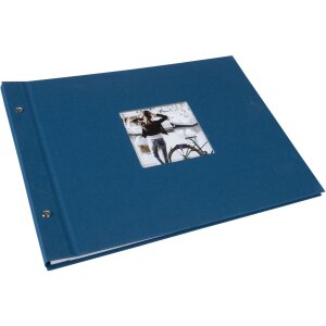Album a vite Goldbuch Bella Vista petrol 39x31 cm 40 pagine bianche