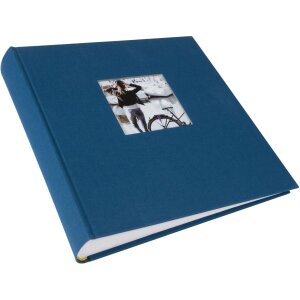 Goldbuch Jumbo Album fotografico Bella Vista Petrol 30x31 cm 100 pagine bianche lino