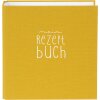 Cartella per ricette Goldbuch Bella Vista senape 21x24 cm meccanismo ad anello in lino