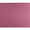 Libro degli ospiti Goldbuch Bella Vista fucsia 25x20 cm 100 pagine bianche