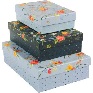 Set di scatole di cartone Goldbuch Verano 3 scatole di...