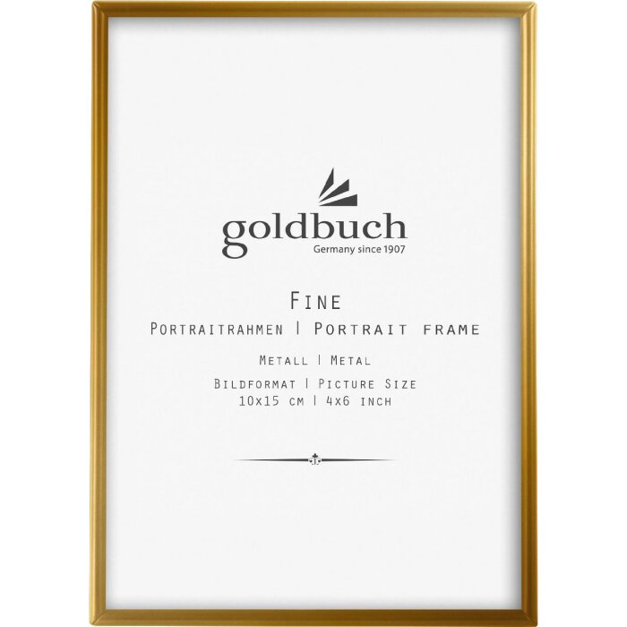 Cornice in metallo Goldbuch Oro fino 10x15 cm