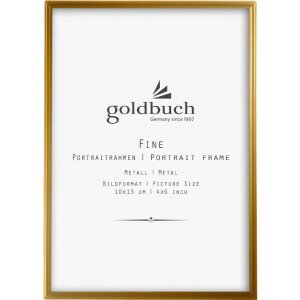 Cornice in metallo Goldbuch Oro fino 10x15 cm
