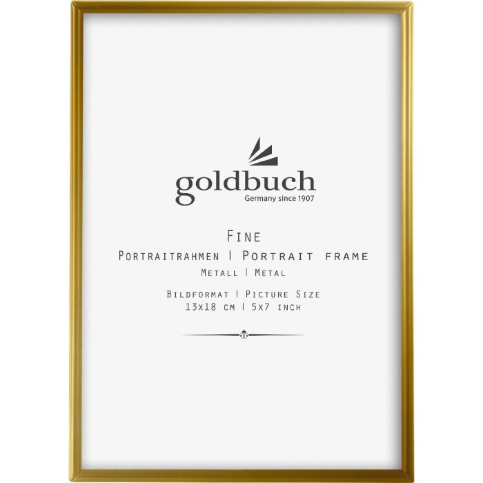 Cornice in metallo Goldbuch Oro fino 13x18 cm