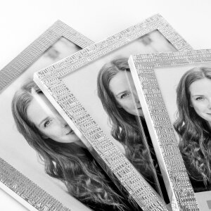 Walther portafoto in alluminio Mirja 15x20 cm argento lucido