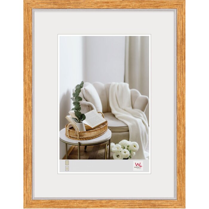 Walther Cornice in legno MDF Hygge 40x50 cm rovere