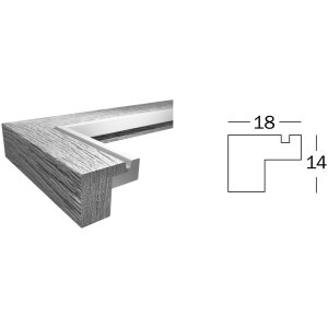 Walther Cornice in legno MDF Hygge 21x29,7 cm rovere
