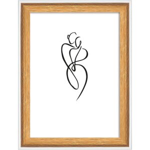 Walther cornice in legno Silhouette 10x15 cm naturale
