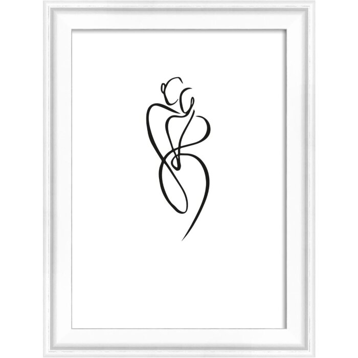 Walther cornice in legno Silhouette 10x15 cm bianco