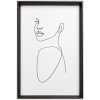 Walther cornice in legno Silhouette 20x30 cm profilo MDF nero vetro trasparente