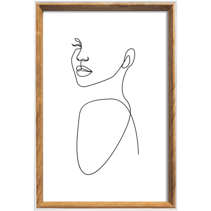 Walther cornice in legno Silhouette 20x30 cm naturale