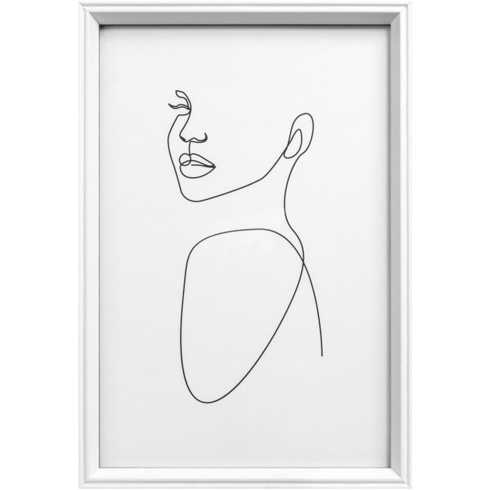 Walther cornice in legno Silhouette 20x30 cm bianco