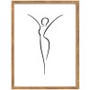 Walther cornice in legno Silhouette 30x40 cm naturale