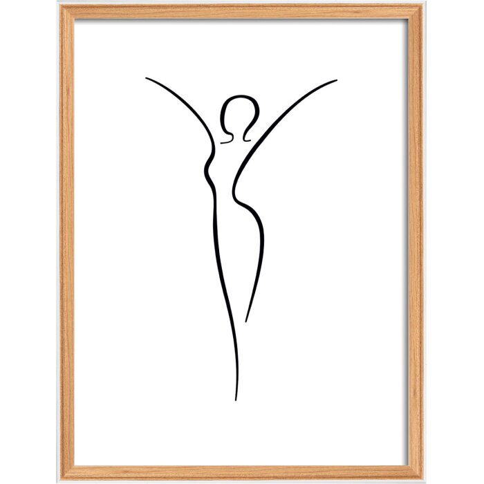 Walther cornice in legno Silhouette 30x40 cm faggio