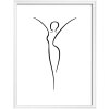Walther cornice in legno Silhouette 30x40 cm bianco