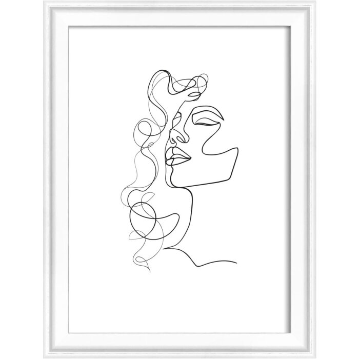 Walther cornice in legno Silhouette 13x18 cm bianco