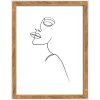 Walther cornice in legno Silhouette 15x20 cm naturale