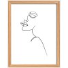 Walther cornice in legno Silhouette 15x20 cm faggio