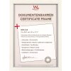Walther cornice Hygge MDF con bordo interno argento vetro trasparente vari colori colori