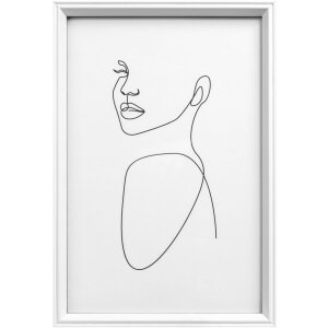Walther cornice in legno Silhouette MDF da 10x15 cm a 30x40 cm vetro trasparente