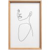 Walther cornice in legno Silhouette MDF da 10x15 cm a 30x40 cm vetro trasparente