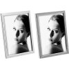 Mascagni A1066 Portafoto in metallo da 10x15 a 20x25 cm Bianco Argento