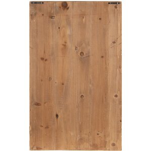 Clayre & Eef 50743 Scaffale a muro Marrone Nero 40x18x71 cm