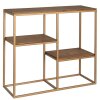 Clayre & Eef 50744 Mensola a muro color oro 53x18x49 cm