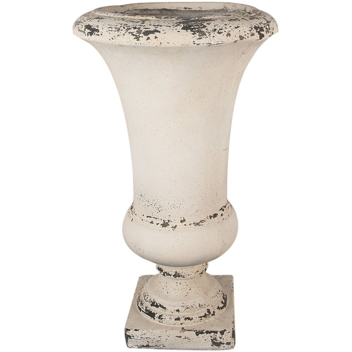 Clayre & Eef 50758 Vaso da fiori beige Ø 34x62 cm