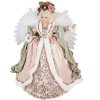 Clayre & Eef 50761 Angelo decorativo rosa bianco 50x23x65 cm