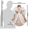 Clayre & Eef 50761 Angelo decorativo rosa bianco 50x23x65 cm