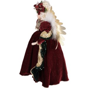Clayre & Eef 50764 Angelo decorativo rosso 50x23x65 cm