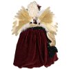 Clayre & Eef 50764 Angelo decorativo rosso 50x23x65 cm