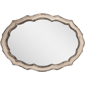 Clayre & Eef 52S303 Specchio da parete Beige, Marrone 52x3x75 cm
